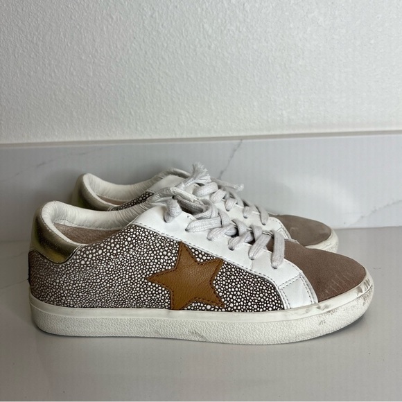 Vintage Havana Obsessed Taupe Multi Sneaker Lace-Up Low Top Round Toe Size 6 - Picture 10 of 13